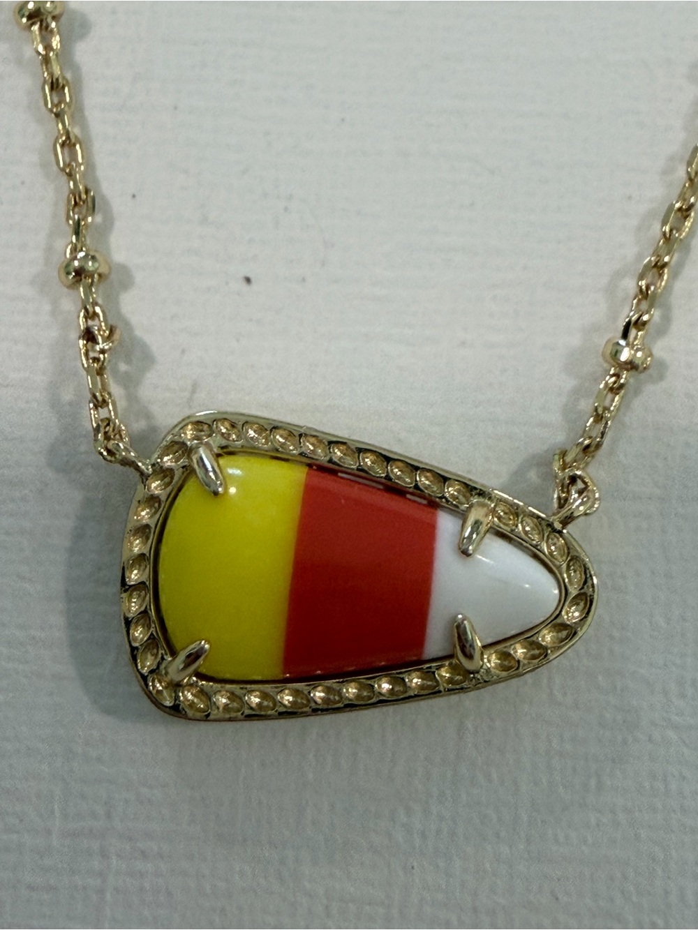Kendra scott CANDY CORN necklace